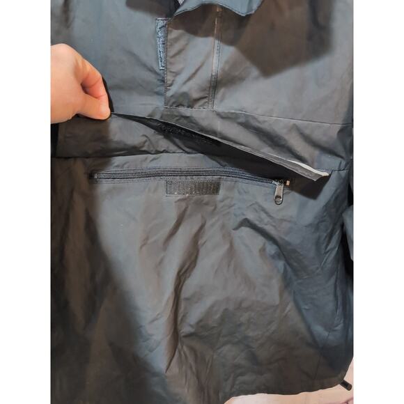 Nelson Rigg Packable Rain Jacket Size Medium Reflective Black Silver - Picture 3 of 16